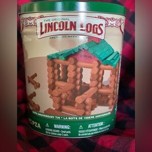Lincoln Logs 100th Anniversary Tin Set